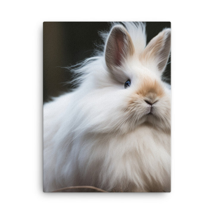 Lionhead Bunny Canvas - PosterfyAI.com