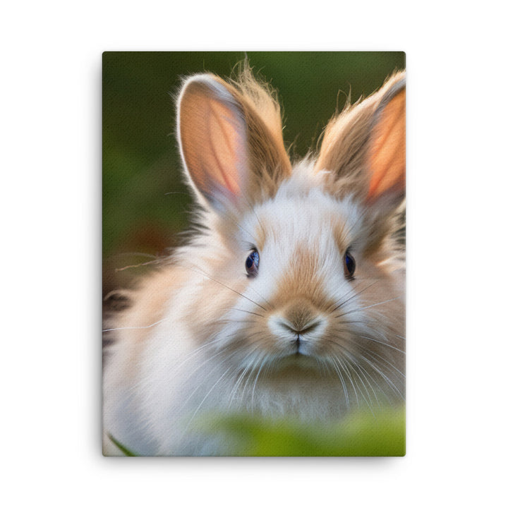 Lionhead Bunny Canvas - PosterfyAI.com