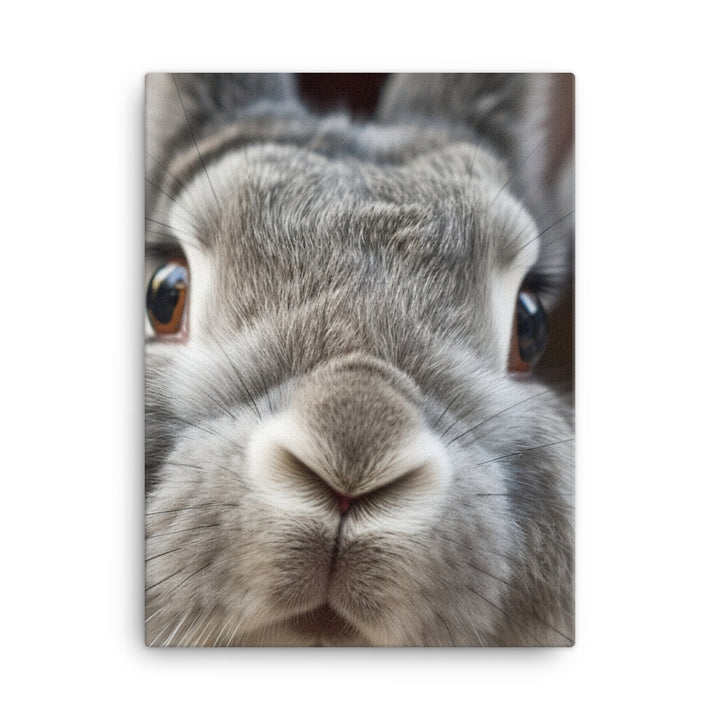 Flemish Giant Rabbits Canvas - PosterfyAI.com