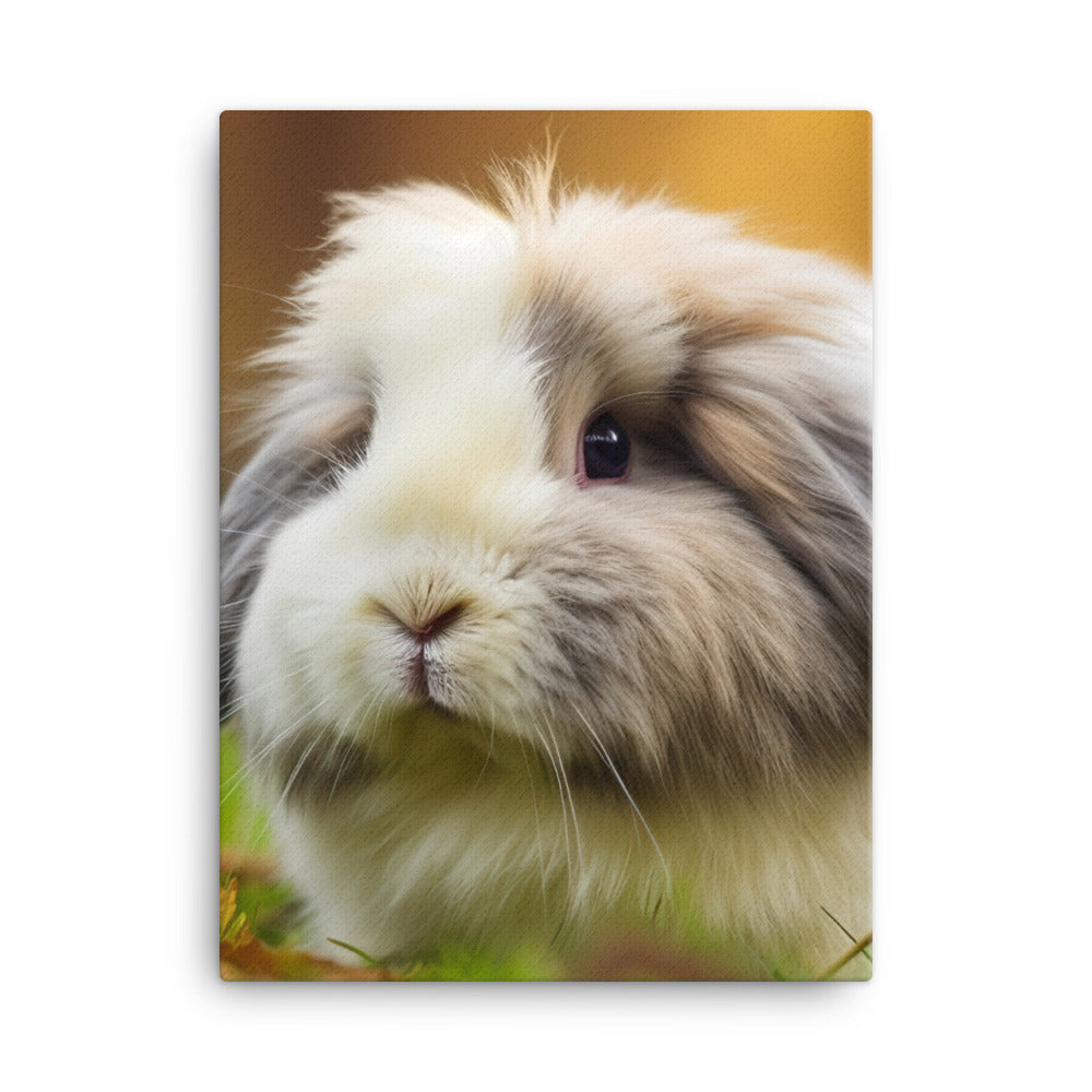 Fluffy American Fuzzy Lop Canvas - PosterfyAI.com