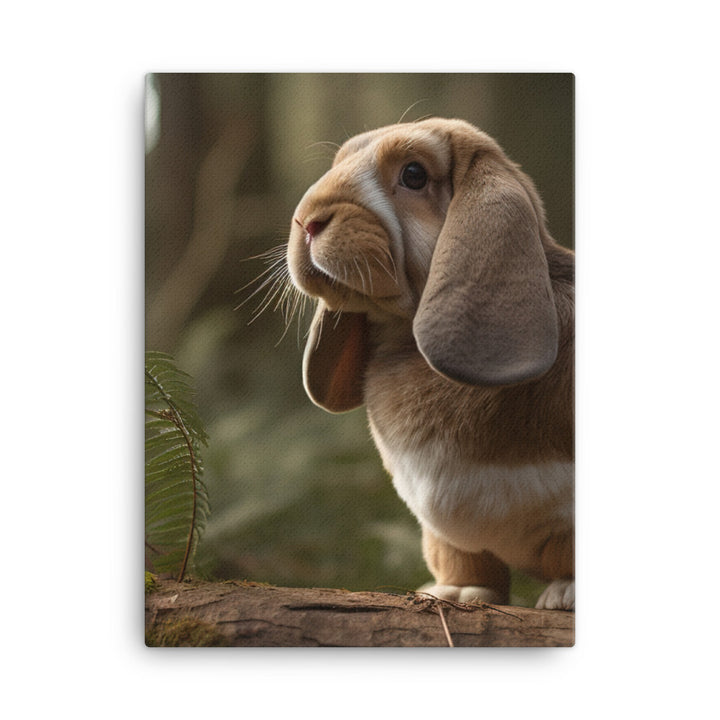 English Lop in Nature Canvas - PosterfyAI.com