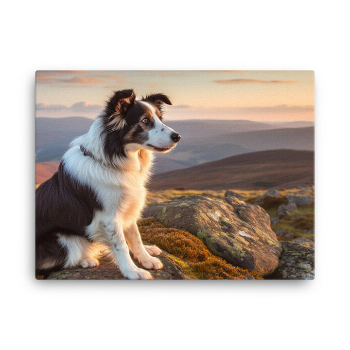 Majestic Border Collie canvas - Posterfy.AI