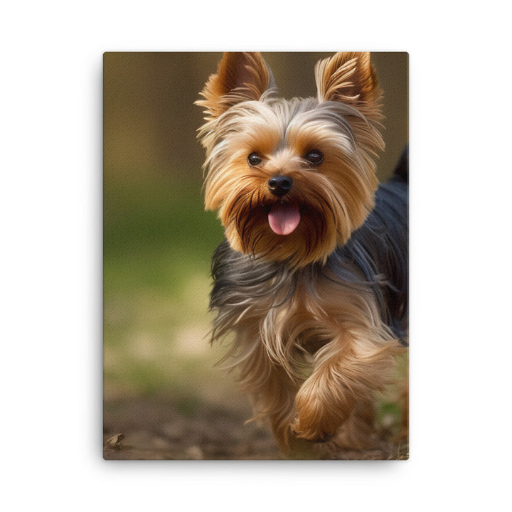 Yorkshire Terrier on-the-Go Canvas - PosterfyAI.com