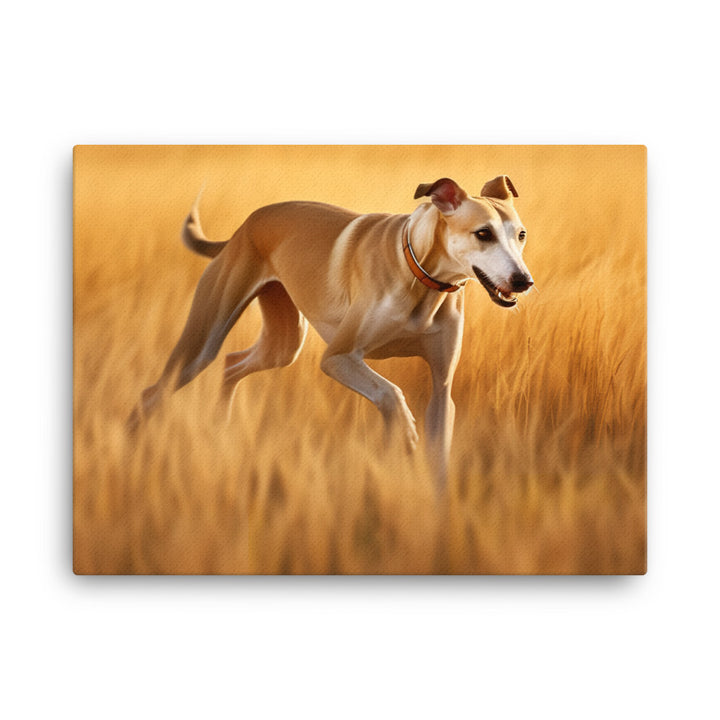 Graceful Greyhound canvas - Posterfy.AI