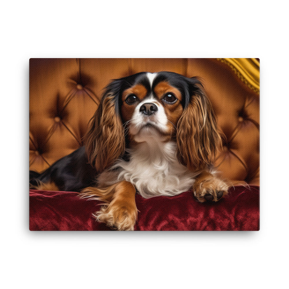 Cavalier King Charles Spaniel canvas - Posterfy.AI