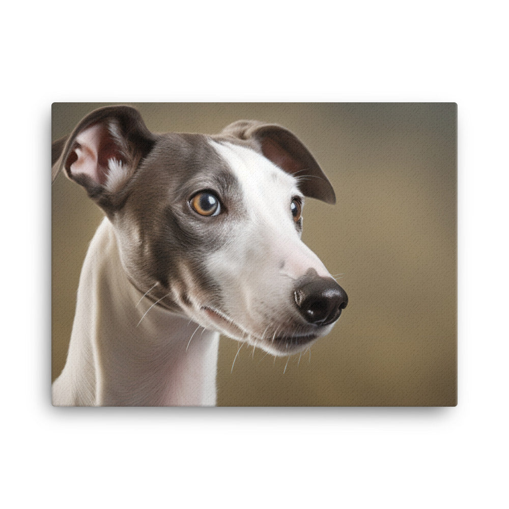 Graceful Whippet canvas - Posterfy.AI