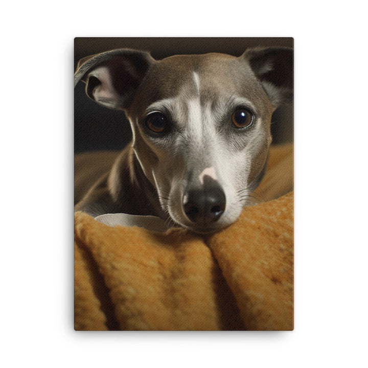 Whippet at Home Canvas - PosterfyAI.com