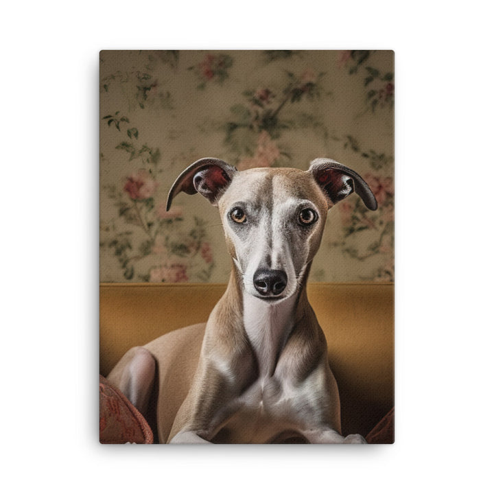 Whippet at Home Canvas - PosterfyAI.com
