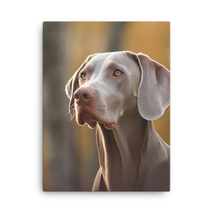 Weimaraner in Nature Canvas - PosterfyAI.com