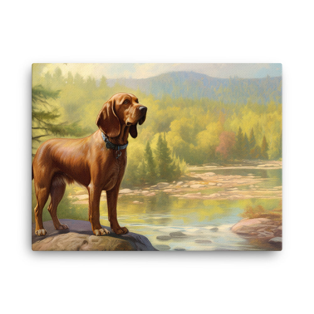 A Bloodhounds Adventure canvas - Posterfy.AI