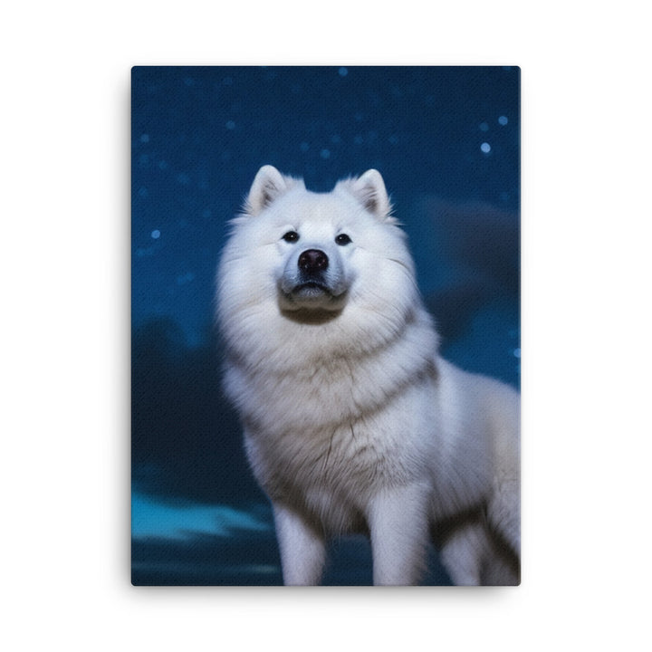 Samoyed Star Canvas - PosterfyAI.com