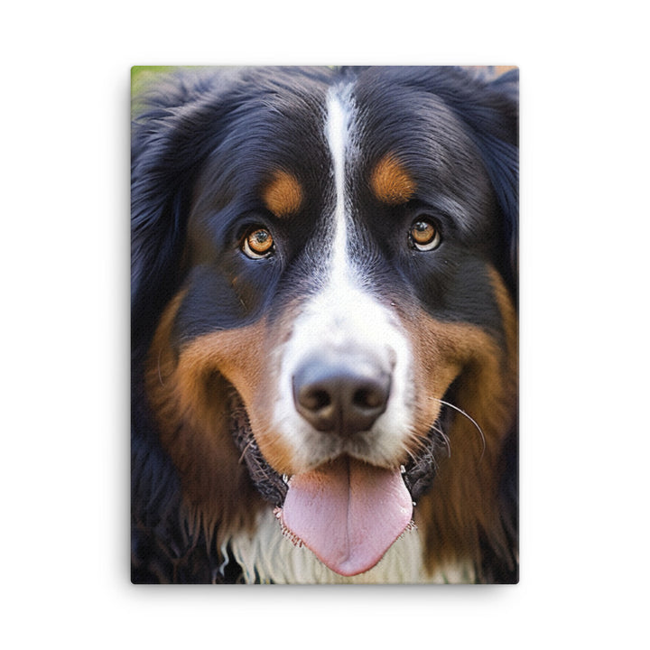 Regal Bernese Mountain Dog Canvas - PosterfyAI.com