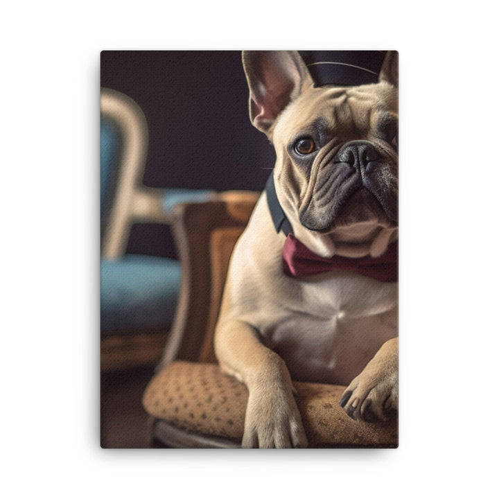 French Bulldog Canvas - PosterfyAI.com