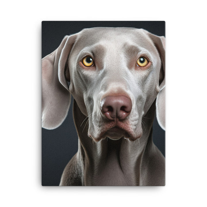 Majestic Weimaraner Canvas - PosterfyAI.com