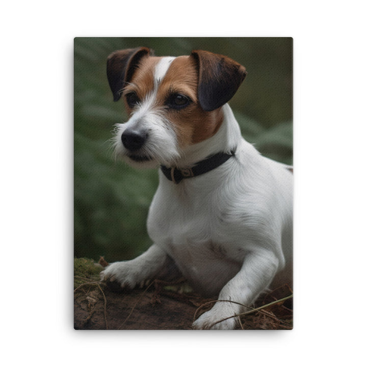 Loyal Jack Russell Terrier Canvas - PosterfyAI.com