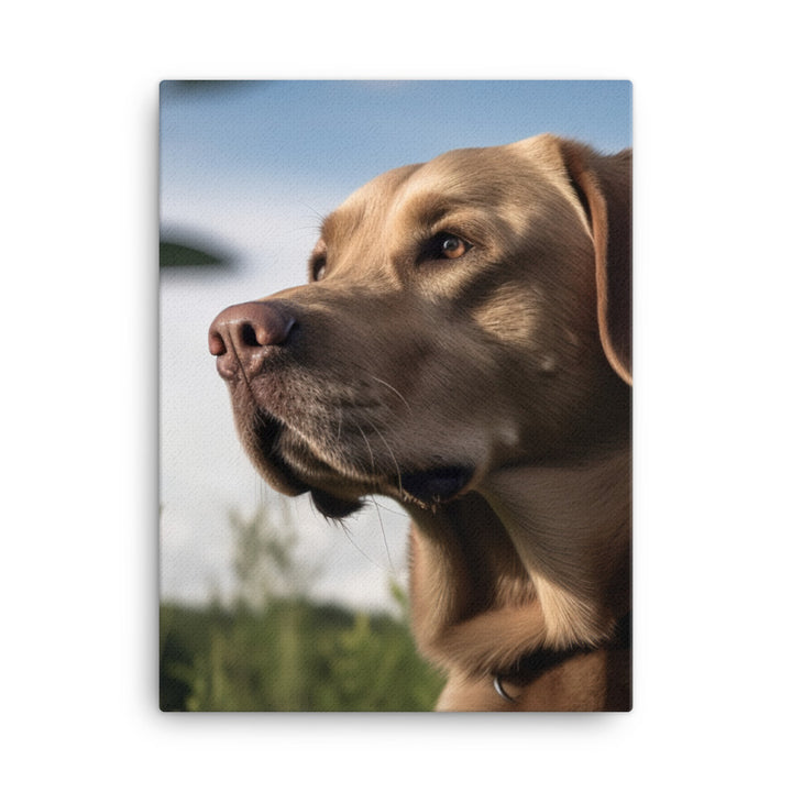 Weimaraner Canvas - PosterfyAI.com