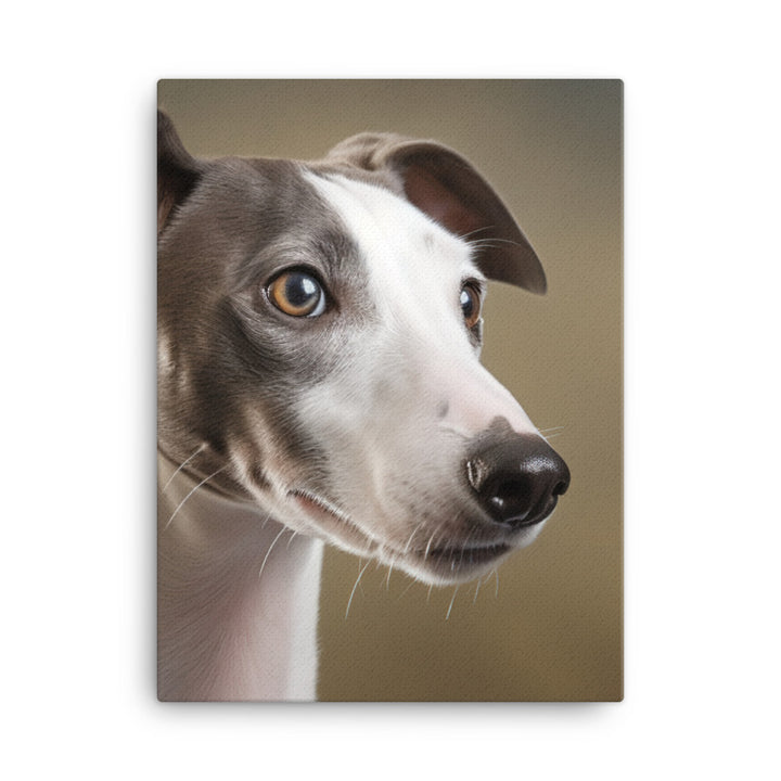 Graceful Whippet Canvas - PosterfyAI.com