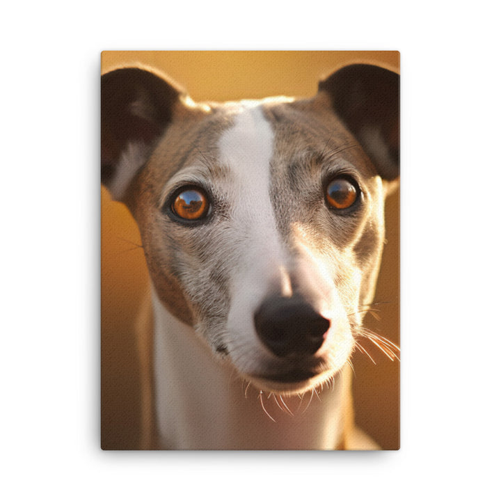 Graceful Whippet Canvas - PosterfyAI.com