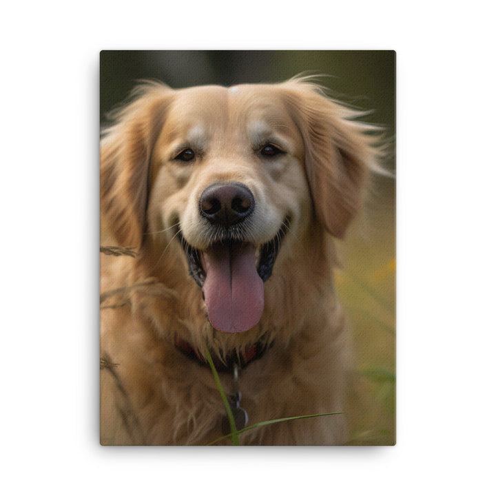 Golden Retriever Canvas - PosterfyAI.com