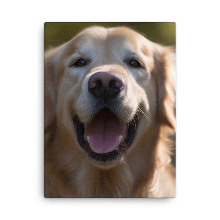 Golden Retriever Canvas - PosterfyAI.com