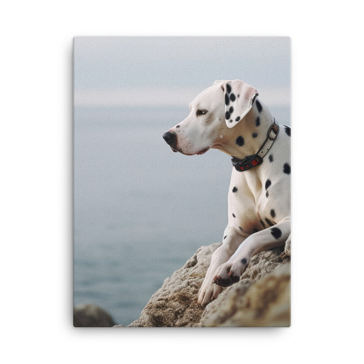 Dalmatian Daydream Canvas - PosterfyAI.com