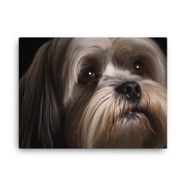 Lhasa Apso Glamour Shot canvas - Posterfy.AI