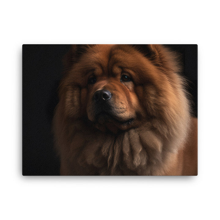 Chow Chow Sitting Proudly canvas - Posterfy.AI