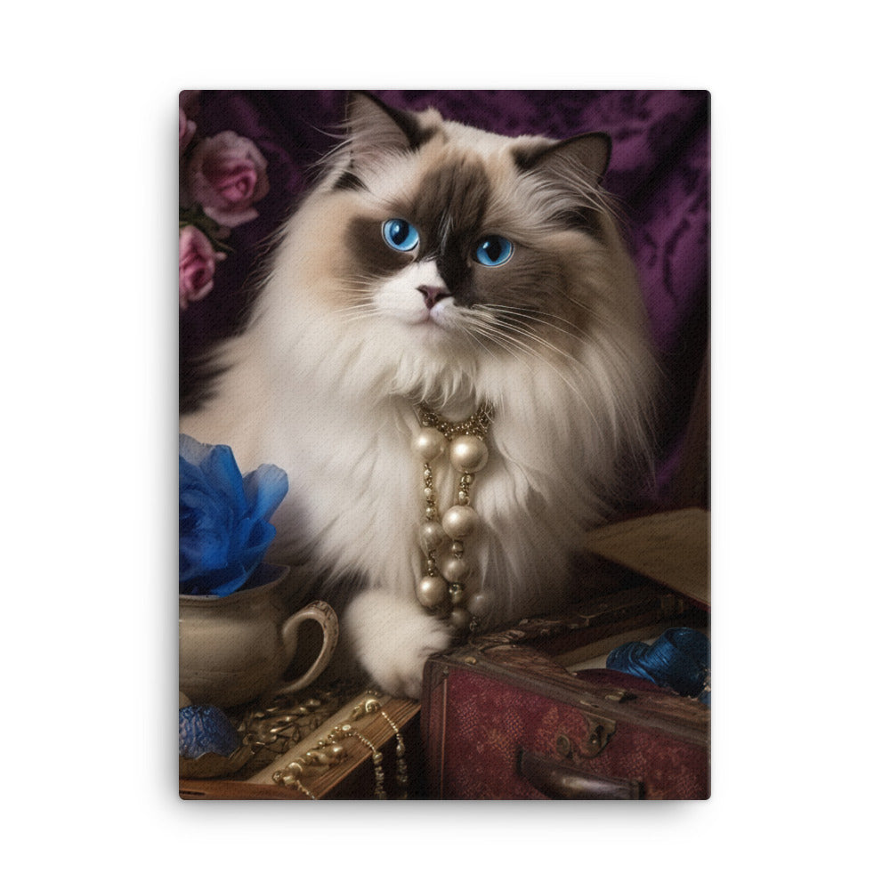 Ragdoll in Wonderland Canvas - PosterfyAI.com