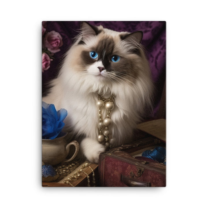 Ragdoll in Wonderland Canvas - PosterfyAI.com