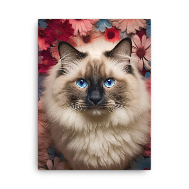 Ragdoll in Wonderland Canvas - PosterfyAI.com