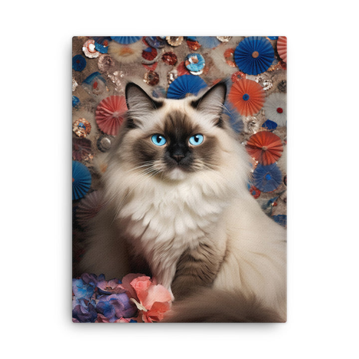 Ragdoll in Wonderland Canvas - PosterfyAI.com