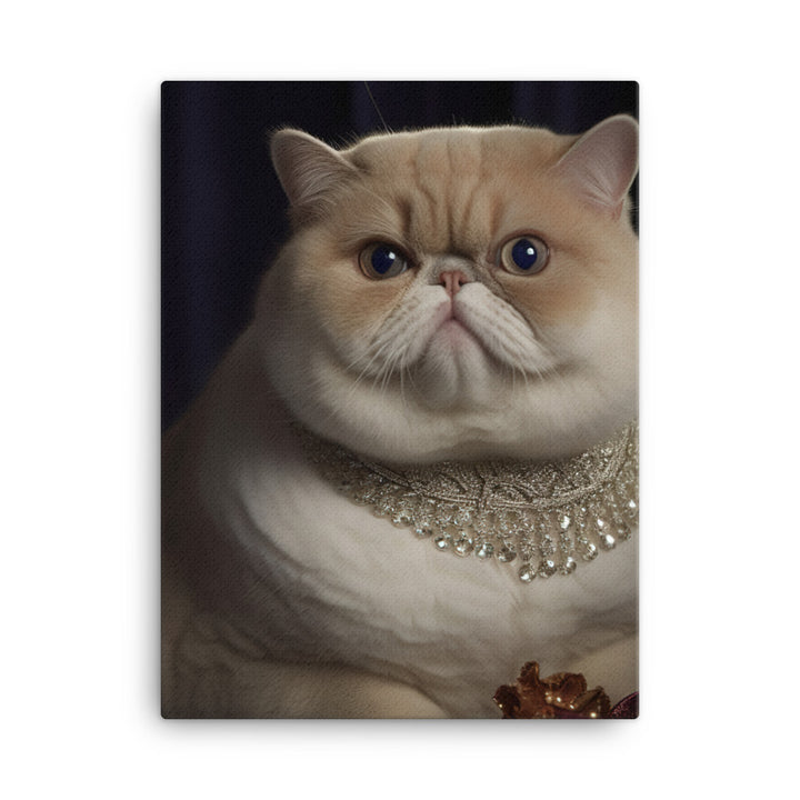 Elegance of Exotic Shorthair Adults Canvas - PosterfyAI.com