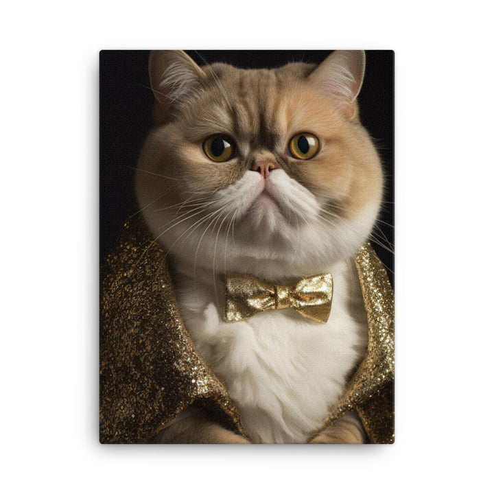 Exotic Shorthair Canvas - PosterfyAI.com