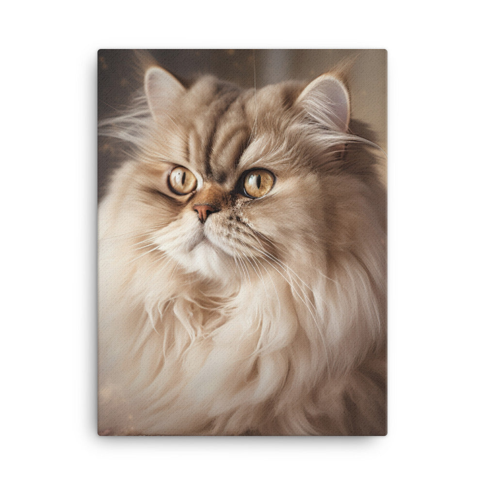 Glamorous Persian Portrait Canvas - PosterfyAI.com