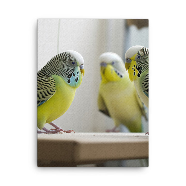 Budgerigar Canvas - PosterfyAI.com