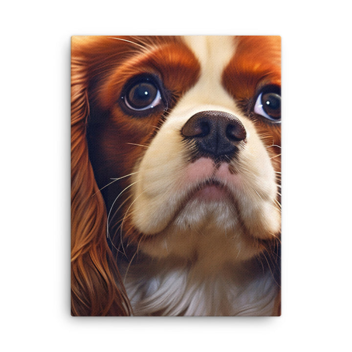 Cavalier King Charles Spaniel Canvas - PosterfyAI.com