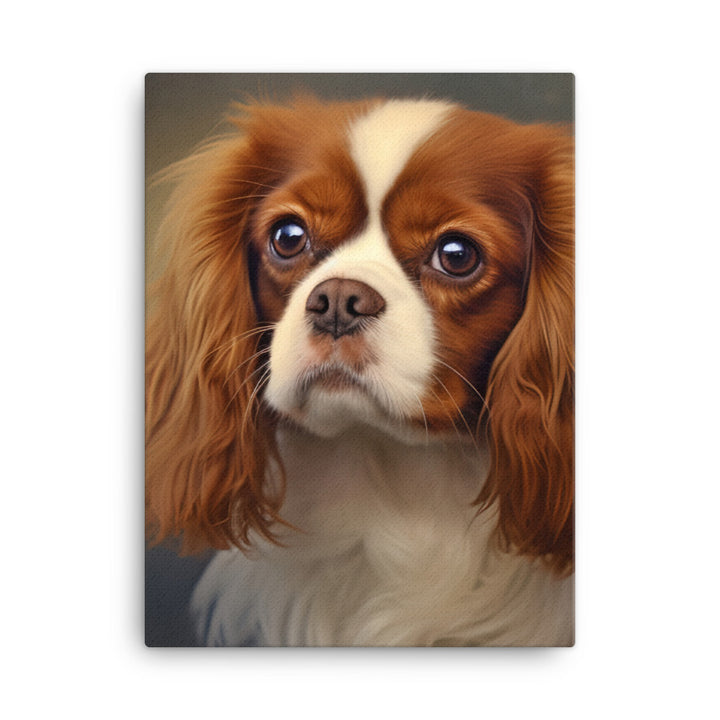 Cavalier King Charles Spaniel Canvas - PosterfyAI.com