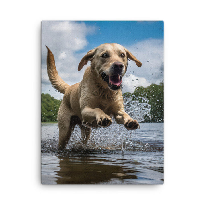 Labrador Retriever Canvas - PosterfyAI.com
