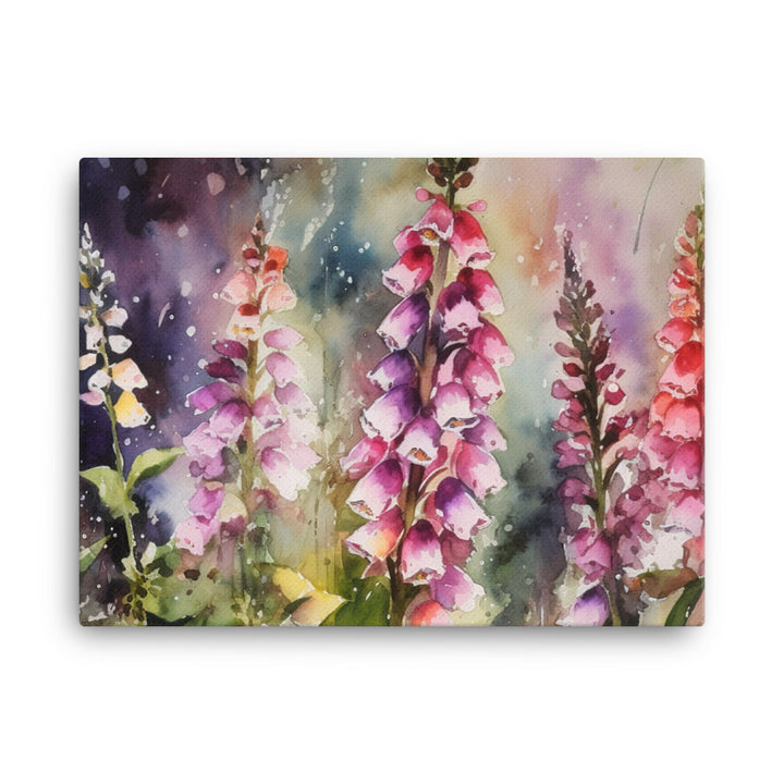 Majestic Foxgloves canvas - Posterfy.AI