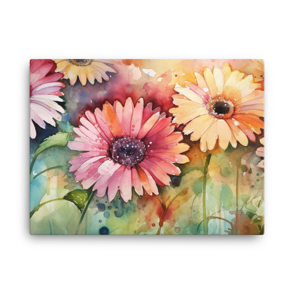 Dreams with Gerbera Daisies canvas - Posterfy.AI