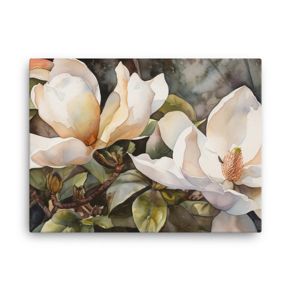 Magnificent Magnolias canvas - Posterfy.AI