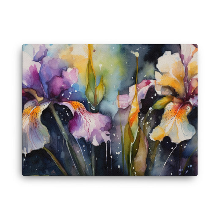 Irises in Full Bloom canvas - Posterfy.AI