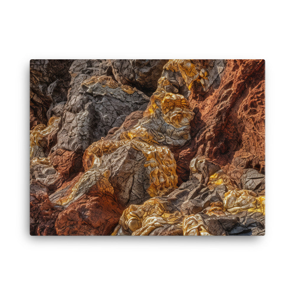 Volcanic Wonders of Nea Kameni canvas - Posterfy.AI