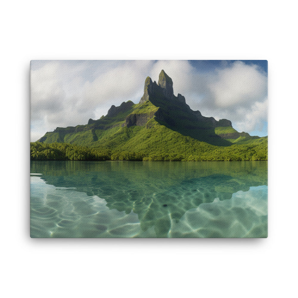 Majestic Mount Otemanu canvas - Posterfy.AI