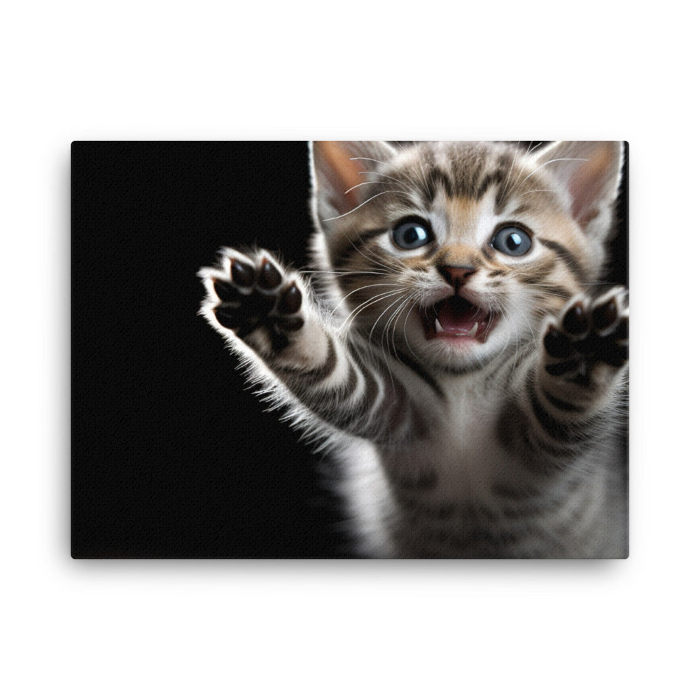 American Shorthair Kitten canvas - Posterfy.AI