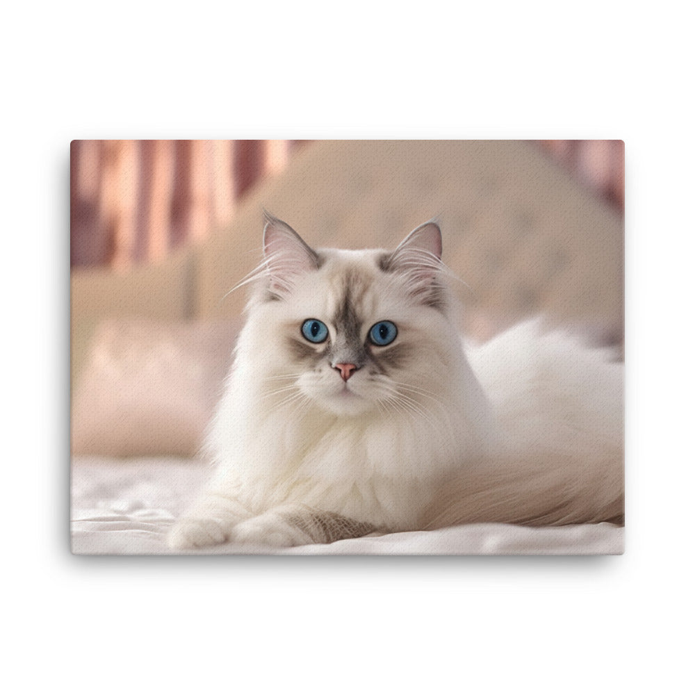 Ragdoll Cat Posing canvas - Posterfy.AI