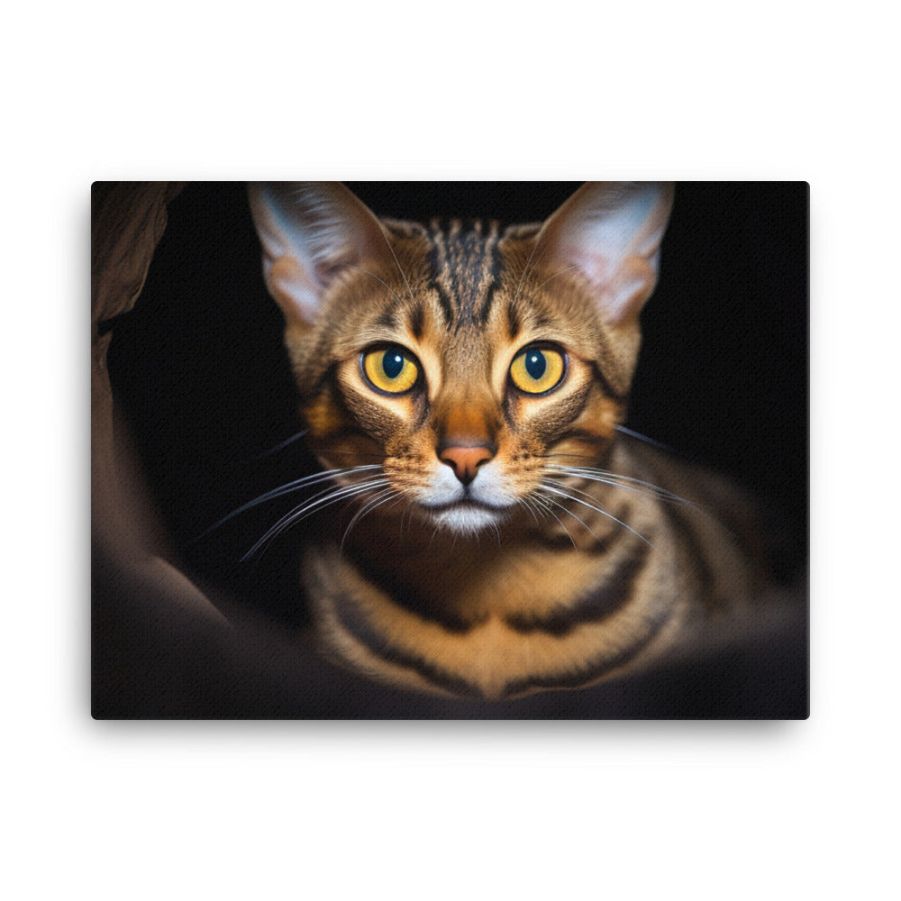 Enigmatic Bengal canvas - Posterfy.AI