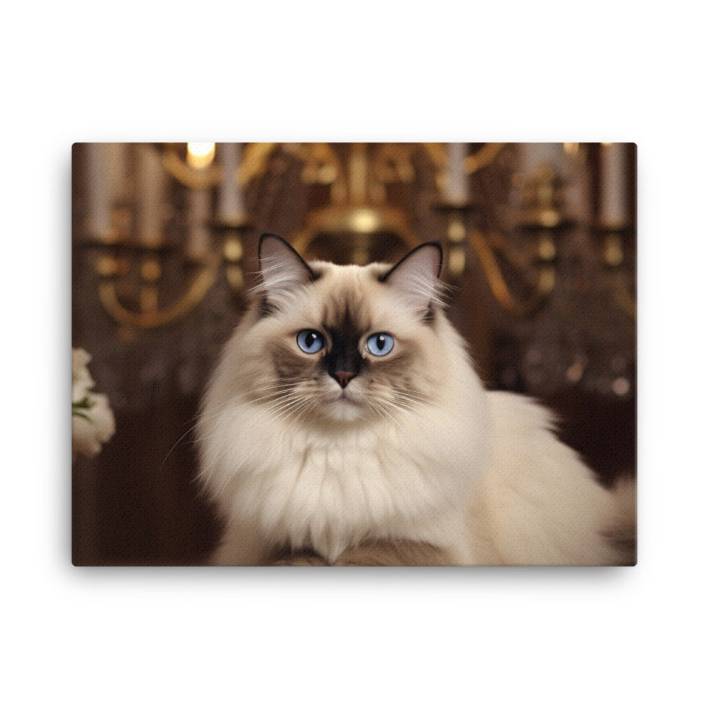 Birman Elegance canvas - Posterfy.AI