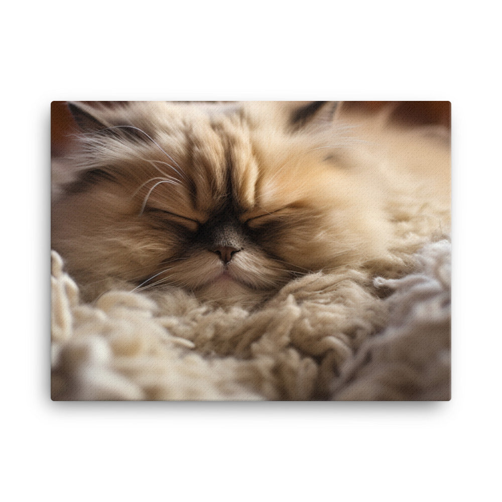 Himalayan Cats Cozy Naptime canvas - Posterfy.AI