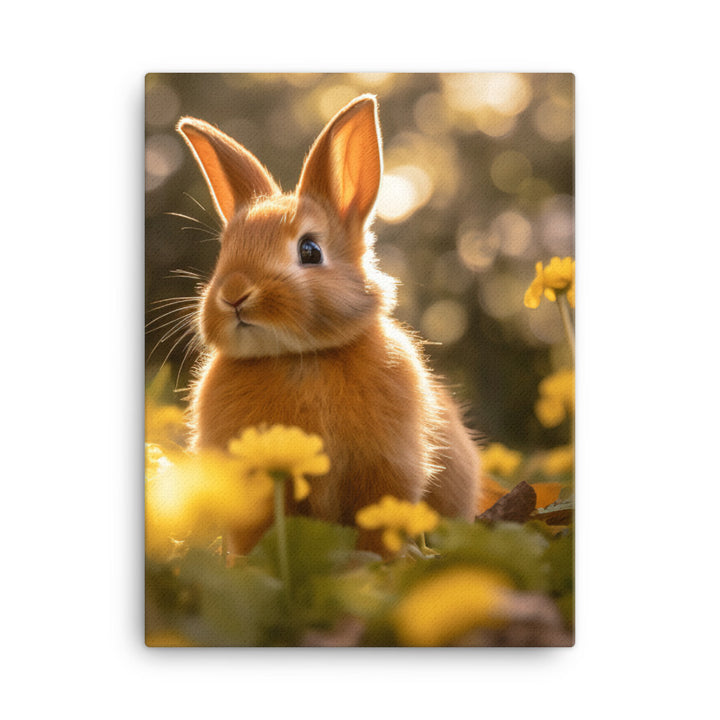 Irresistible Cinnamon Cuteness Canvas - PosterfyAI.com